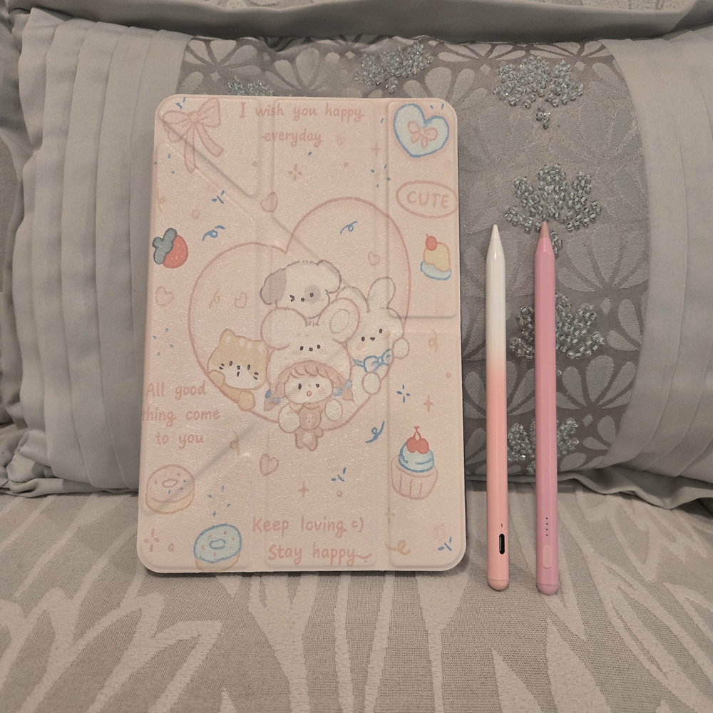 Samsung Tab A9 Case With Two Stylus Pens